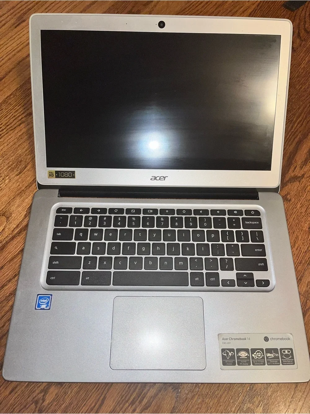 Acer sleek chromebook